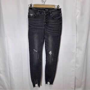 Judy Blue Black Wash Distressed Jeans